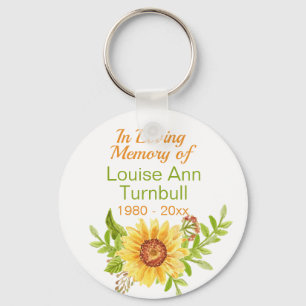 Porte-clés Mémorial des tournesols en mémoire d'amour