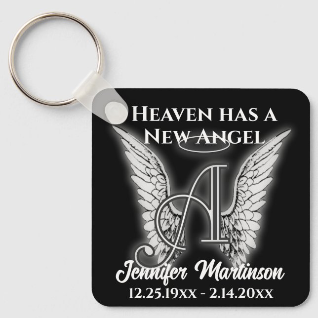 Porte-clés Memorial Heaven a un nouvel ange (Recto)