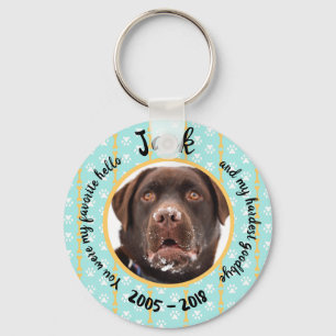 Porte-clés Mémorial personnalisé pour chien