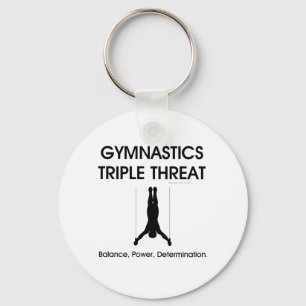 Porte-clés Menace SUPÉRIEURE de triple de gymnastique
