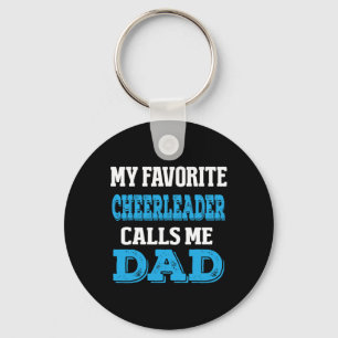 Porte-clés Meneur de claque m'appelle papa cheer père Mens ch
