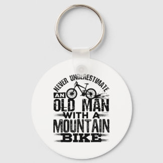 Porte-clés Mens Never Underestimate An Old Man With A Mountai