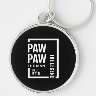 Porte-clés Mens Pawpaw L'Homme Le Mythe La Légende Cadeau