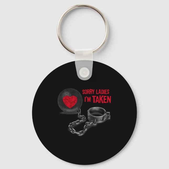 Porte-clés Mens Valentine's Day - Ball And Chain  (Recto)