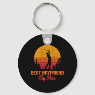 Porte-clés Mens Vintage Meilleur Garçon Par Par Golf Boyfrien