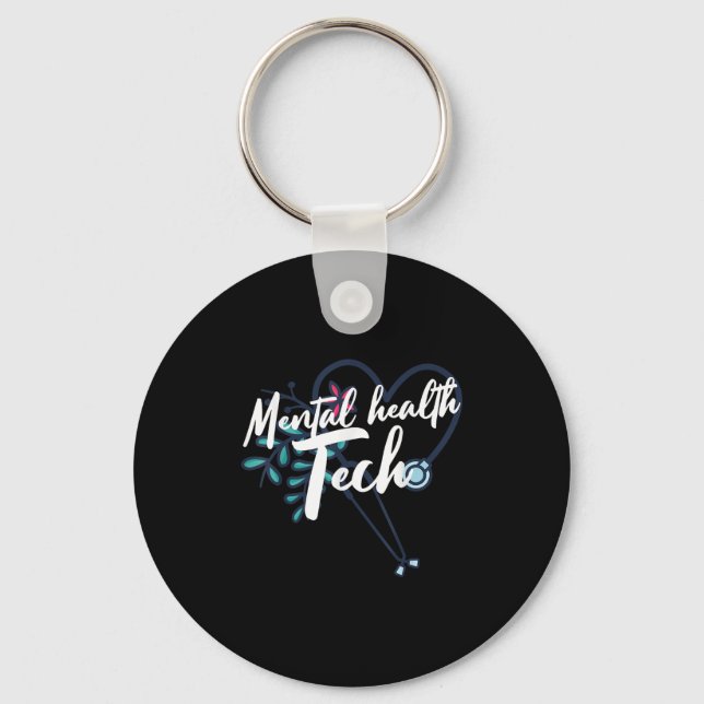 Porte-clés Mental Health Suicide Awareness Month Psychiatric  (Recto)