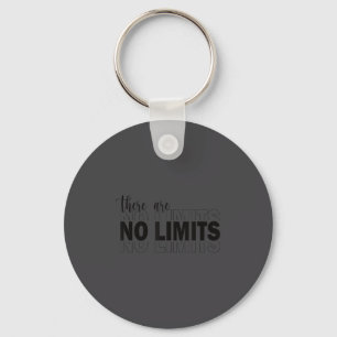 Porte-clés Mentalité de motivation sans limites Noir
