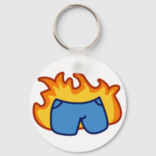 Porte-clés Menteur, menteur, pantalon sur le feu