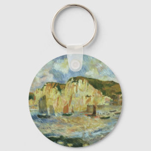 Porte-clés Mer et falaises de Pierre Renoir, Art Vintage