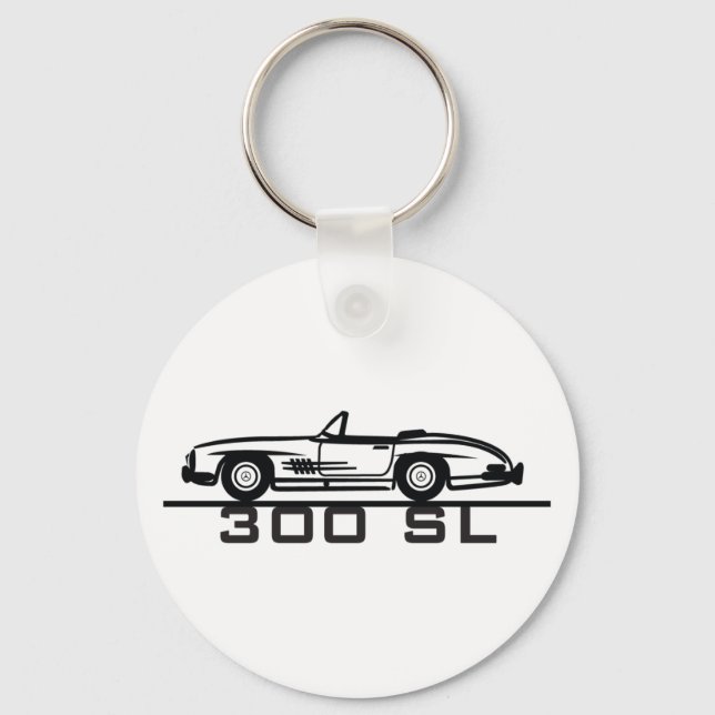 Porte-clés Mercedes 300 SL Cabrio (Recto)