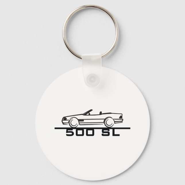 Porte-clés Mercedes 500 SL Type 129 (Recto)