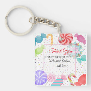 Porte-clés merci baby shower