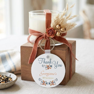 Porte-clés Merci Boho Automne 50e Anniversaire