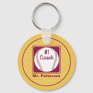 Porte-clés Merci Coach, Merci Numéro 1
