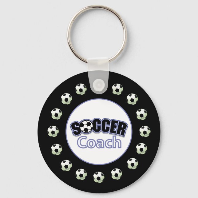 Porte-clés Merci Entraîneur De Football, Balls (Recto)