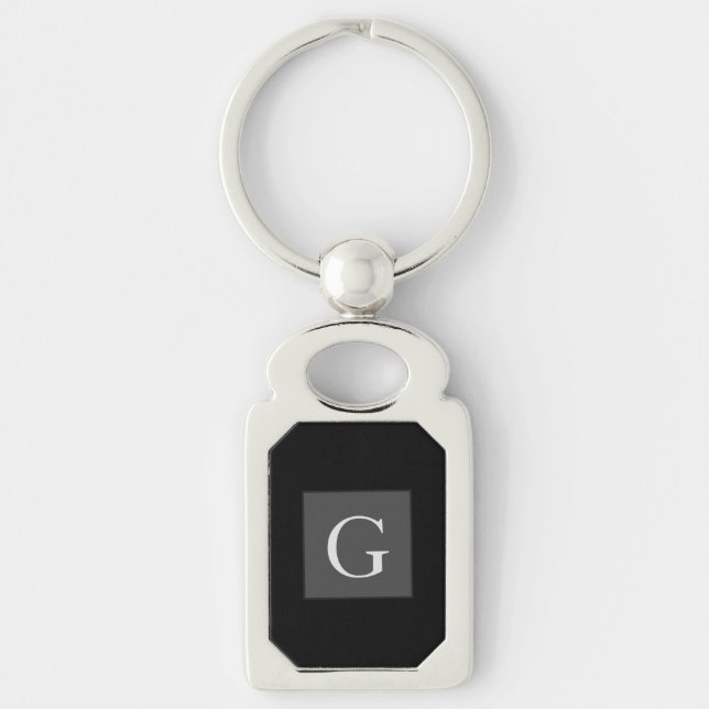 Porte-clés Merci Groomsman Meilleur Homme Monogramme Cadeau n (Devant)