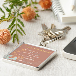 Porte-clés Merci Nurse Praticien, Brown