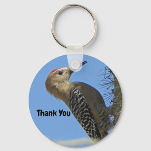 Porte-clés Merci Pic Saguaro Cactus Photo Bird