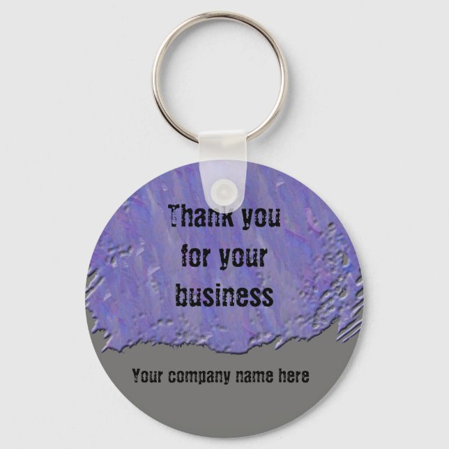 Porte-clés Merci pour l'appréciation de vos clients professio (Recto)