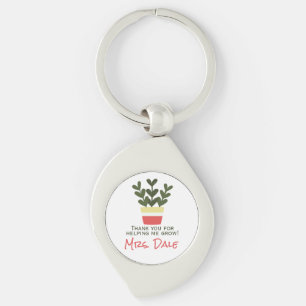 Porte-clés Merci Pour M'Aider À Croître   Enseignant 