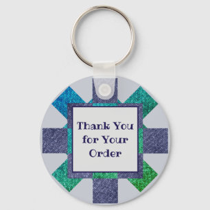 Porte-clés Merci pour votre commande Mosaic Sales Business