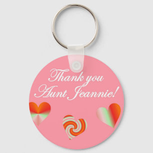 Porte-clés Merci Tante Jeannie
