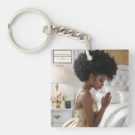 Porte-clés Mère de prière habillée en Porte - clé acrylique o