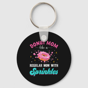 Porte-clés Mère Donut Maman Comme Une Maman Régulière Avec De