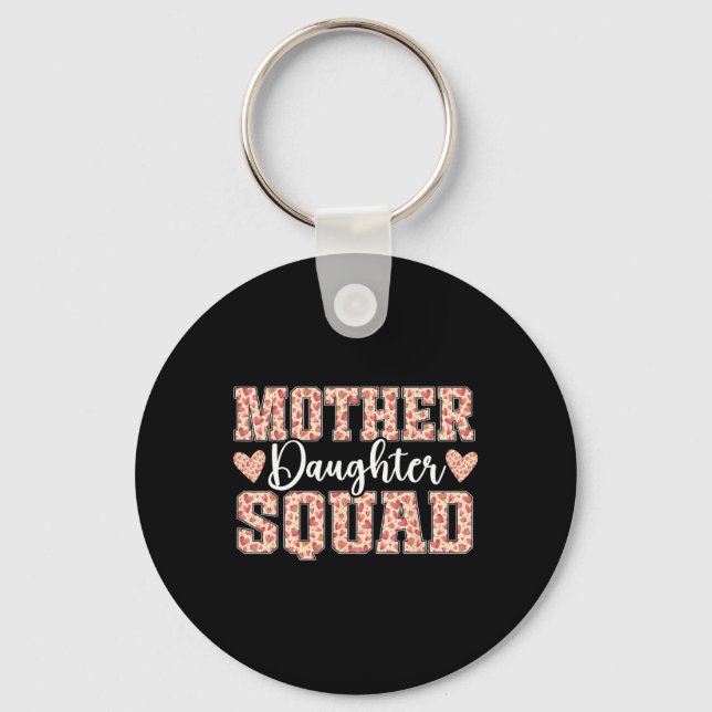 Porte-clés Mère Fille Squad Maman Matatching Mère Fille (Recto)