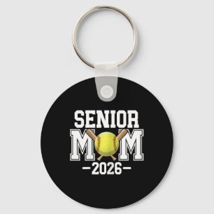 Porte-clés Mère senior de softball, Cl de 2026, soirée senior