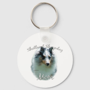 Porte-clés Mère Shetland Sheepdog (merle) 2