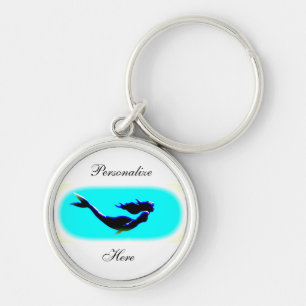 Porte-clés Mermaid nageant sous l'eau Thunder_Cove