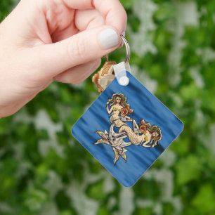 Porte-clés Mermaids - Design nautique pour les amoureux des o