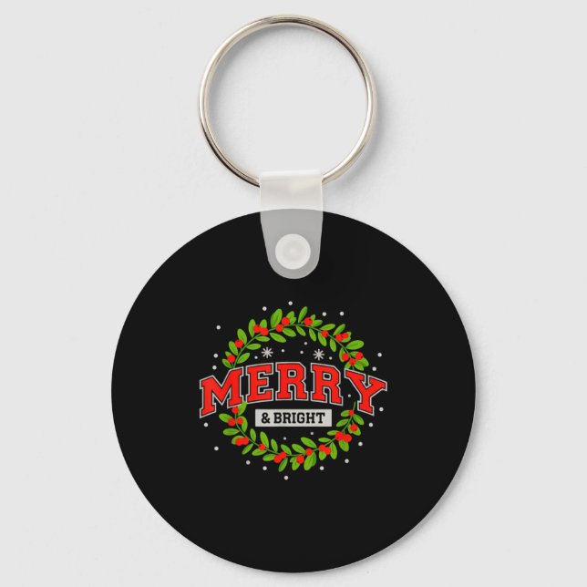 Porte-clés Merry And Christmas Bright Moody And Uptight Match (Recto)