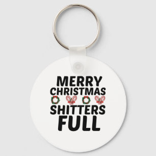 PORTE-CLÉS MERRY CHRISTMAS SHITTERS PLEIN