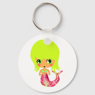 Porte-clés merveilleuse mermaid chibi 3