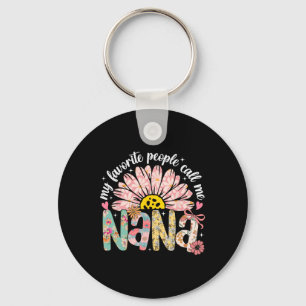 Porte-clés Mes Gens Préférés M'Appelent Nana Fille Fête Des M