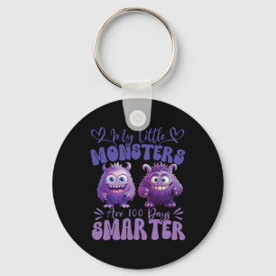 Porte-clés Mes Petits Monstres Sont 100 Jours Plus Smarter Fl