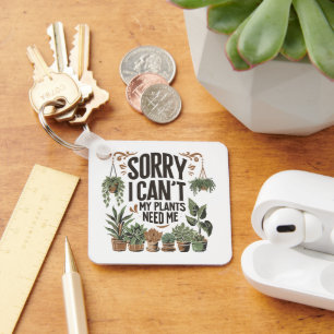Porte-clés Mes Plantes ont besoin de moi