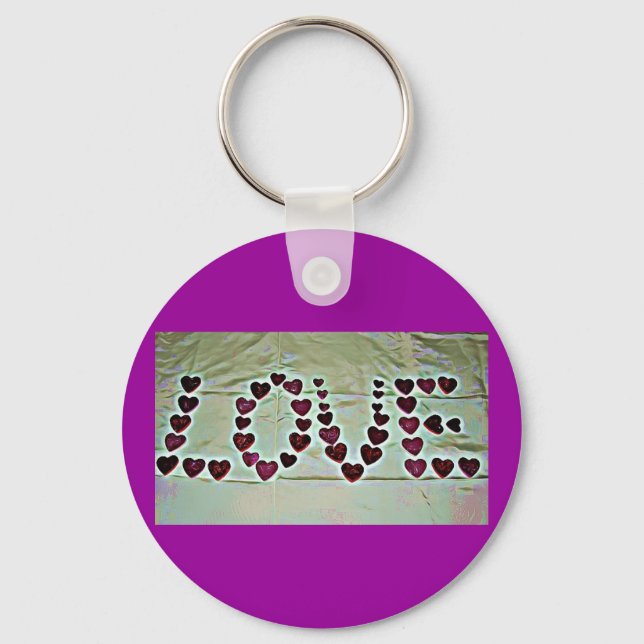 Porte-clés Message d'amour (Recto)