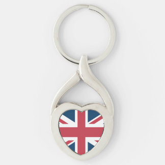 Porte-clés métal Drapeau britannique Union Jack