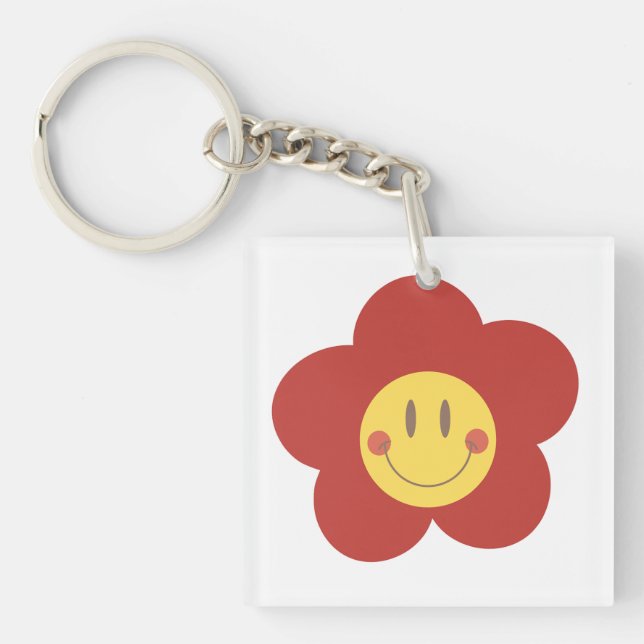 Porte-clés  Metal Square Keychain (Devant)