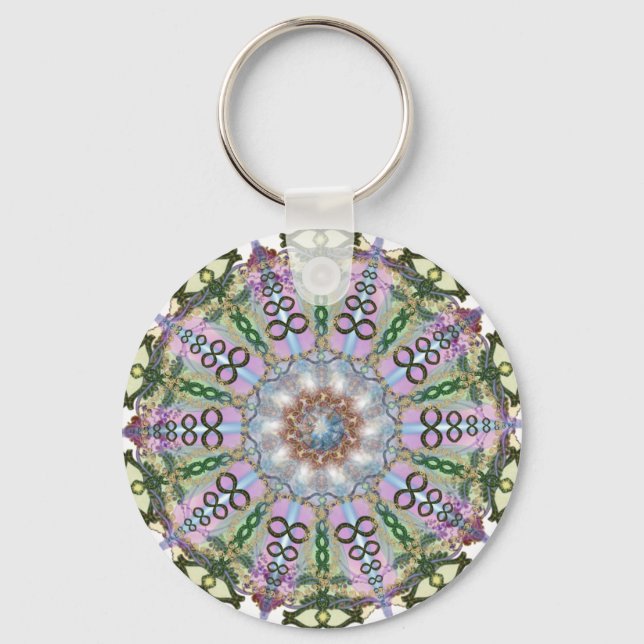 Porte-clés Métamorphose Mandala (Recto)