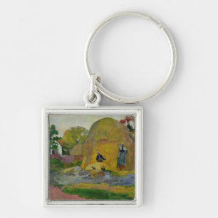 Porte-clés Meules de foin jaunes de Paul Gauguin , ou