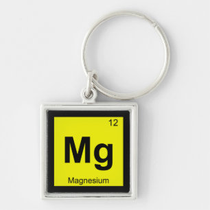 Porte-clés Mg - Magnesium Chemistry Periodic Table Symbol
