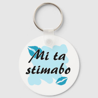 Porte-clés Mi ta stimabo - Papiamento Je vous aime