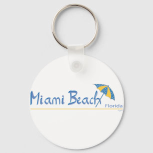 Porte-clés Miami Beach, Floride Cool parapluie