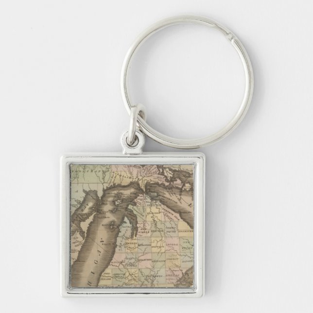 Porte-clés Michigan 4 (Devant)