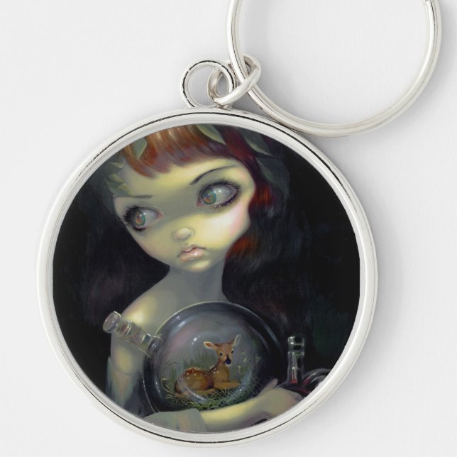 Porte-clés "Microcosme : Porte - clé de faon" (Devant)