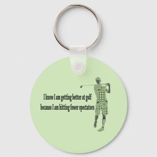 Porte-clés Mieux se rendre au golf (Recto)